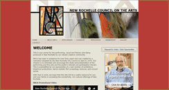 Desktop Screenshot of newrochellearts.org