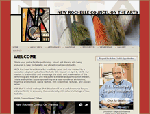 Tablet Screenshot of newrochellearts.org